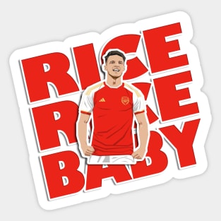 North London Massive - Declan Rice - RICE RICE BABY Sticker